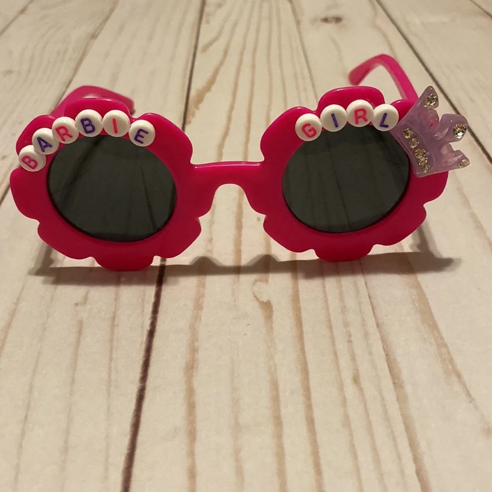 Girls Barbie girl pink sunglasses